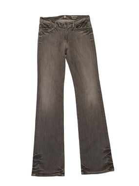 7 for all mankind high waisted grey bootcut jeans size 31